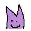 Willy the violet cat